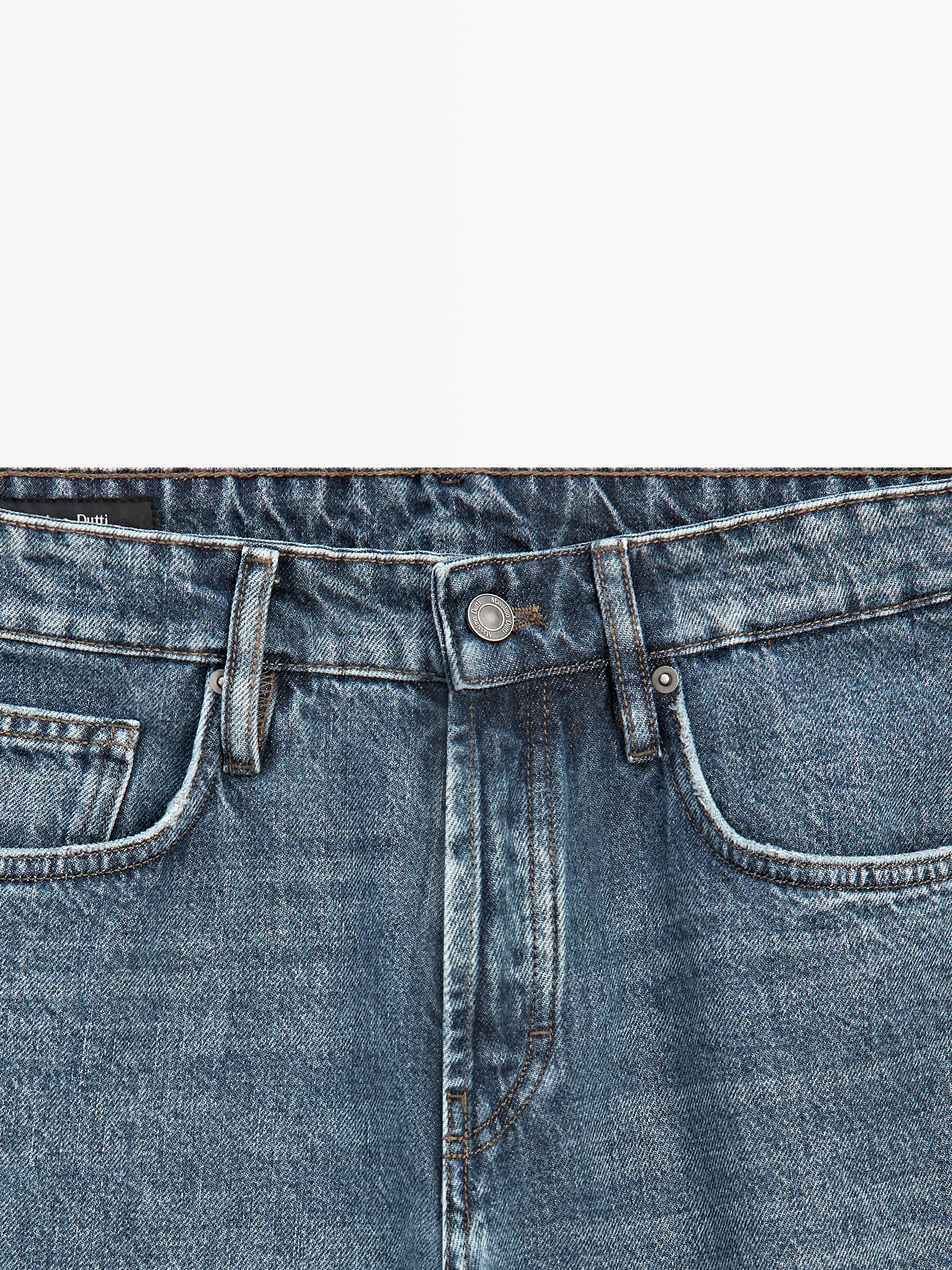 Cropped slim fit jeans